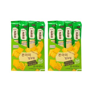 12+12 본아미(bonami) 감자칩 68g x 24 봉 (두케이스) 와사비24, 24개
