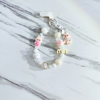 라부부 휴대폰 스트랩 퍼플마트 키링 labubu