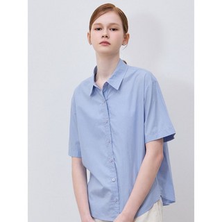 쉬즈미스 로라제인 베이직 반팔 셔츠 택가격 138000원