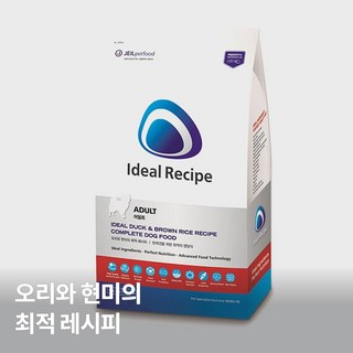 아이디얼레시피 어덜트15kg 대용량사료, 오리, 15kg, 1개