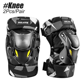 전기 자전거 오토바이 무릎 정강이 가드 패드 블랙 조정 가능한 무릎 팔꿈치 가드 패드 모토크로스 레이싱, 02 Knee1Pair, 1개