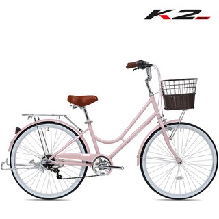 2025 케이투바이크 클래식 여성용자전거 쉘리클래식 26인치 7단 조립구매시 사은품증정, 쉘리클래식 26인치 베이지, 미조립, 1개 코스트코자전거