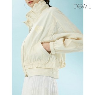 듀엘 니트 블록 블루종 퍼 LE_D242MSJ231 422073