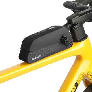 라이노워크 자전거 탑튜브 가방 0.6L 마그네틱 자석 방수 프레임백 BGY0051, 블랙