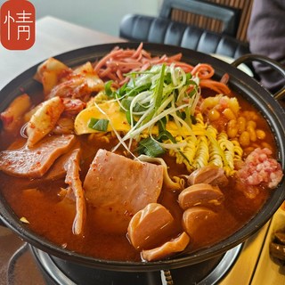 송탄 맛집 얼큰하고 칼칼한맛 밀키트 진한육수 부대찌개, 1개, 800g