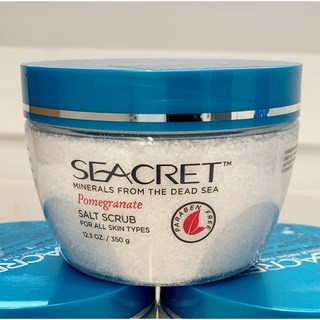 시크릿 사해소금 바디각질제거 솔트 스크럽 (파머그래넛) 350g Seacret Salt Scrub Pomegranate, 1개