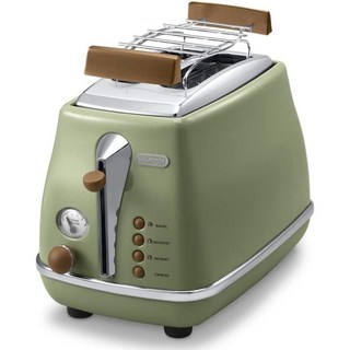 드롱기 아이코나 빈티지 토스터기 그린 CTOV2103 GR 900W, 기본