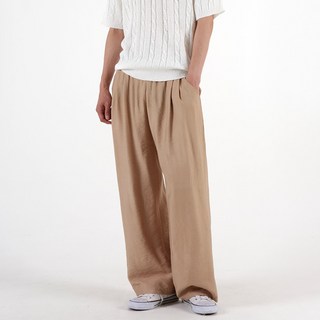 여자 린넨 오버핏 와이드팬츠