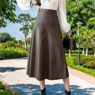 레더스커트 a라인스커트 가죽치마