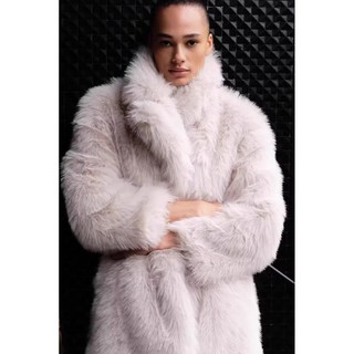 ZARA 자라 페이크 퍼 무스탕 코트
