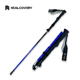 힐커버리 카본 하이브리드 초경량 접이식 등산스틱 2개 1세트
