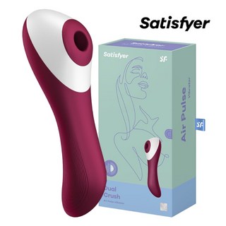 [파격할인] 새티스파이어 삽입&흡입 딜도 진동기 성인용품 모음, 1개, 듀얼 크러쉬 대표 이미지 - 우머나이저 추천