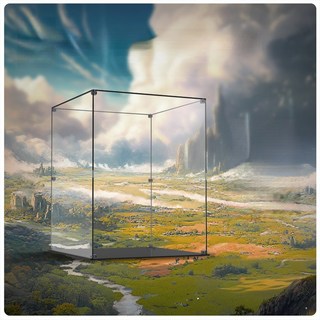 KG 레고 쟌의 울트라 합체 로봇 71834 고급형 아크릴 디스플레이 케이스 장식장, 1.조립형(투명), 1개