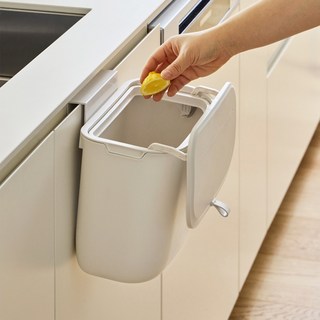 한샘 플랫 음식물 쓰레기통 7L 휴지통 걸이 주방, 1개
