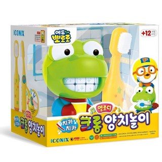 뽀로로 크롱 멜로디 양치놀이, 혼합색상, 1세트