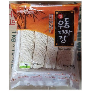 누들트리 생우동 짜장면 1Kg 생우동사리 우동면 짜장면사리 짜장사리, 1