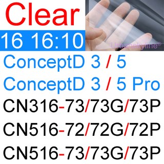 호환 에이서 컨셉 D 5 프로 7 에젤 9 3 CC314 CC315 CN515 CC715 CN517 CN917 HD 투명 매트 프로스트 스킨 필름 15 17 용 스크린 보호대