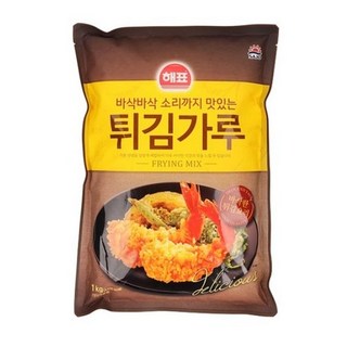 해표 튀김가루, 1kg, 5개