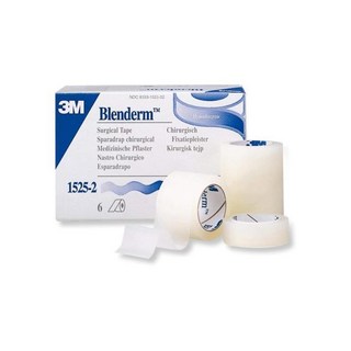 3M Medical Tape Blenderm Plastic 2inch X 5 Yards NonSterile ( 1525-2 Sold Per Box), Transparent, One Size, 1개