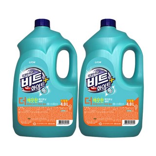 비트 화이트플러스 드럼용 액체세제, 4L, 2개
