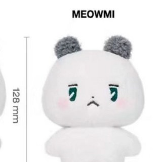므메미무 플러시 피규어 인형 플러시인형 애착인형 아기인형 강아지인형 인형옷, 1개, MEOWMI