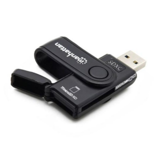 Coms USB 3.0 미니 멀티 카드리더기 Micro SD, 본상품
