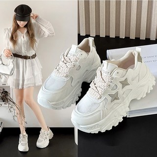 Beijie 여성 스타 포인트 통굽 어글리 운동화 SF215