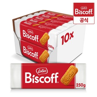 [LOTUS] 로투스 비스코프 비스킷 250g x 10개 과자 간식 커피과자