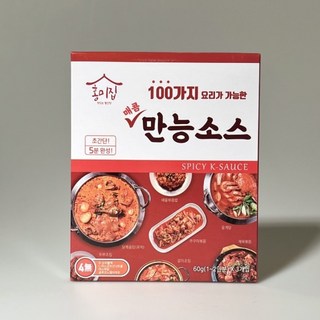 홍미집 만능소스 닭갈비 닭발 떡볶이 쫄면 비빔국수 쭈꾸미볶음 낙지볶음 소갈비찜 양념 소스 (2만원이상무료배송), 1개, 180g