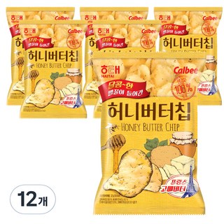 허니버터칩 60g, 12개