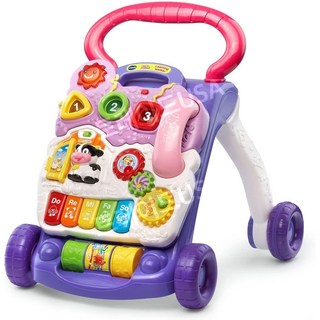 VTech 아기 보행기 러닝워커 – 멀티 액티비티 조이보드 & 걷기 훈련기, Lavender, 1개