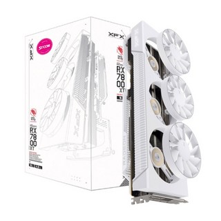 XFX 라데온 RX 7800 XT Magnetic Air WHITE D6 16GB AMD 그래픽카드