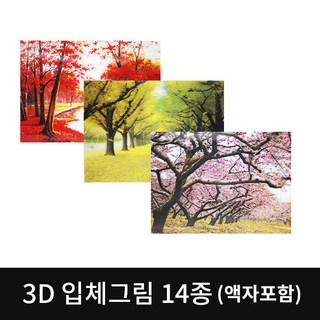 알지온 3d 입체그림 인테리어 액자 풍경화 기념품 액자포함_마법같은 입체그림으로 세계를 펼치다