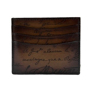 벨루티 카드지갑 뱀부 6CC 스크리토 레더