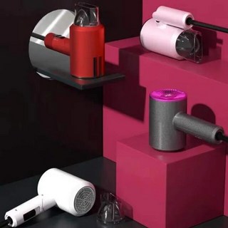 Foldablelectric 헤어 드라이어 1000W 공기 출구 안티-핫 블로우 합금 바디 음이온 헤어 드라이어 이발사, 빨간색, 우리를