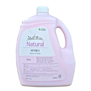 내추럴 바디워시 4.2kg 업소용 호텔용 대용량, 4.2L, 1개