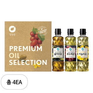 청정원 고급유 1호 선물세트, 4세트