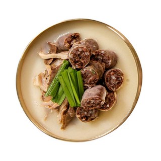 아빠식당 잡내 없이 정갈한 맛 황기사골 순대국, 600g, 5개