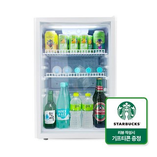 포쿨 미니 쇼케이스 냉장고 KVC-72 72L, 화이트