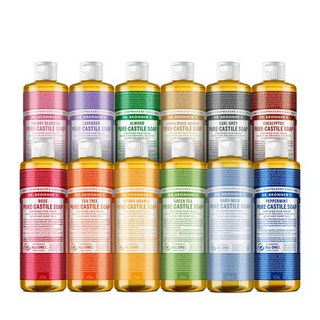 닥터 브로너스 퓨어 캐스틸 솝 475ml 대용량 올인원 바디워시 12종 (향선택), 라벤더475ml