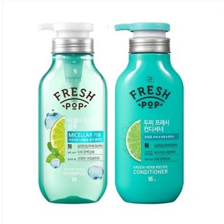 미쟝센 프레시팝 모히또샴푸+모히또컨디셔너 500ml, 1개