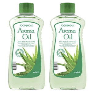 (2개)푸드어홀릭 아로마오일 알로에 465ml/리치, 465ml, 2개