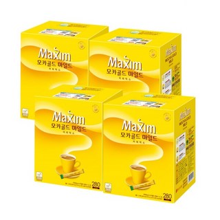[맥심] 모카골드 마일드 280Tx4개입 총1120T(C), 4개, 4개입