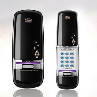 milie도어락 밀레시스텍 위너 블랙 도어락 MI-350K