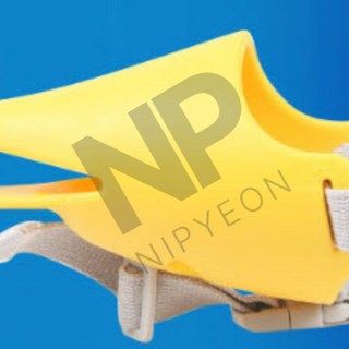 니편 돌핀 입마P XL 중형견입마개 진돗개입마개, 옐로우