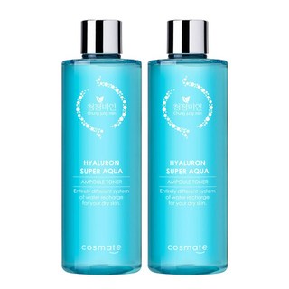 히아루론 수퍼 아쿠아 앰플 토너 420ml 1+1 / 여성 스킨 대용량 수분 보습 주름 미백 기초 화장품, 1개
