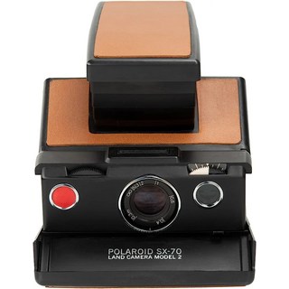 빈티지 폴라로이드 SX-70 블랙 즉석 필름 카메라