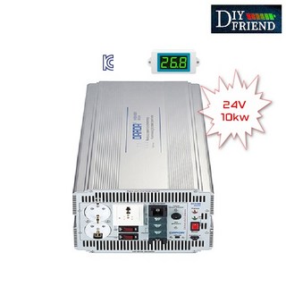 [DK2410K] 24V DC 10kW 순수 정형파 인버터 – 1개 24v 12v 변환