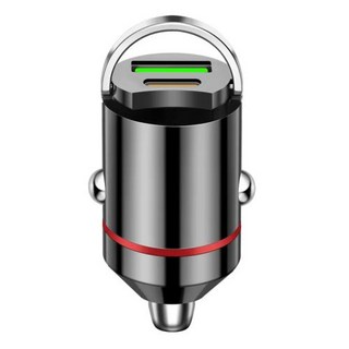 차량 블루투스 카팩차량용 카팩 무선카팩 업데이트 미니 100W 충전기 고속 충전 PD 30W 플래시 풀 링 빠른 소형 라이터 USB 블루투스 카팩 차량용 무선 유선 리시버, Type C 100W, 1개