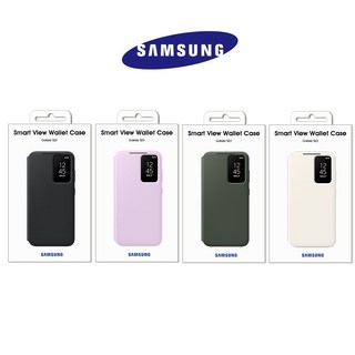 삼성전자 정품 갤럭시 S23 스마트 뷰 월렛 케이스 EF-ZS911 N, 라벤더